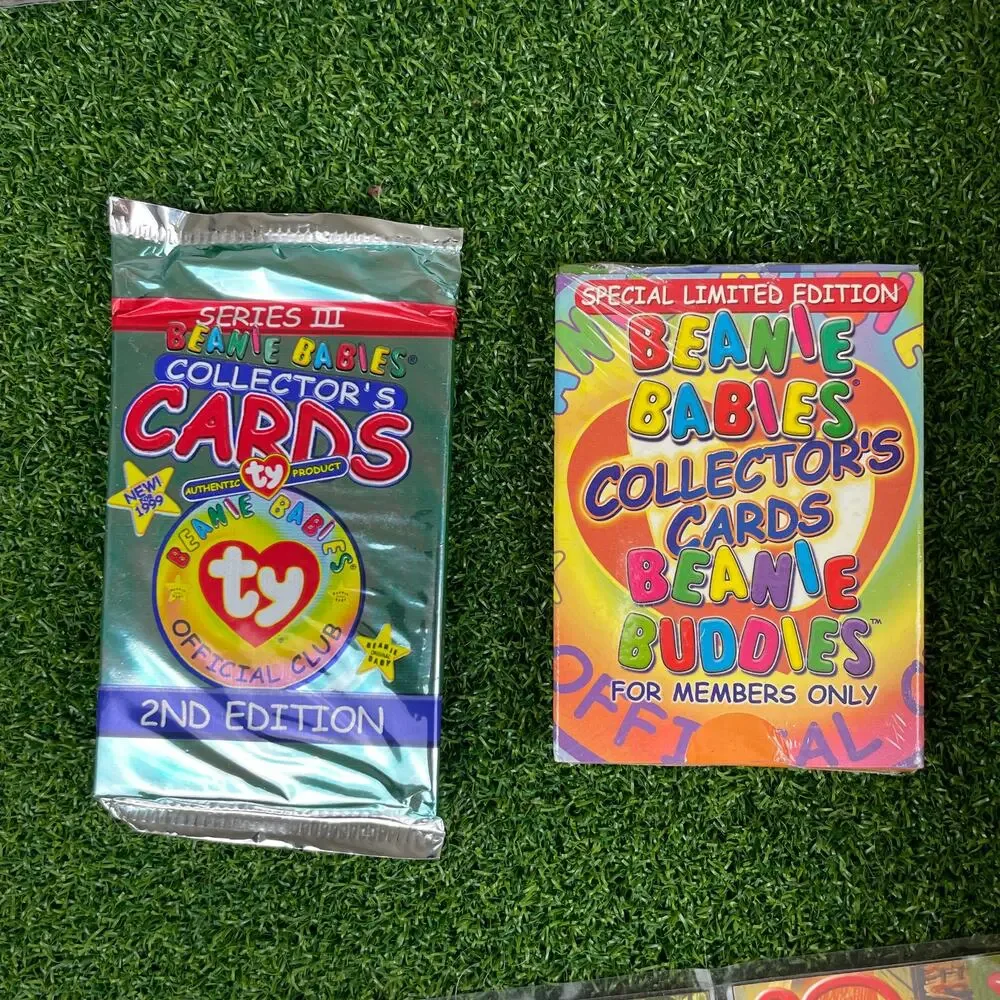 Ty Beanie Babies Official Club Collector's Cards and Binder
